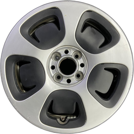 15" FIAT 500 13 2 Dr 15x6.5 silver Original OEM Wheel Rim - Front View
