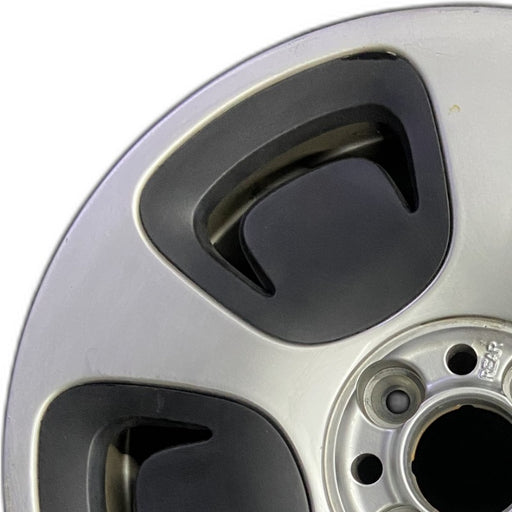 15" FIAT 500 13 2 Dr 15x6.5 silver Original OEM Wheel Rim - Angle View