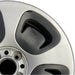 15" FIAT 500 13 2 Dr 15x6.5 silver Original OEM Wheel Rim - Side Profile