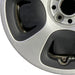 15" FIAT 500 13 2 Dr 15x6.5 silver Original OEM Wheel Rim - Back View