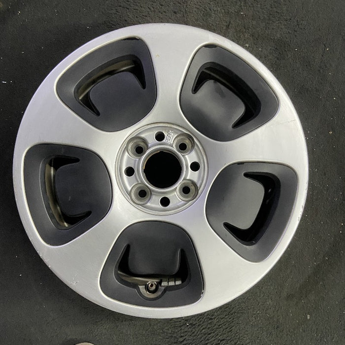15" FIAT 500 13 2 Dr 15x6.5 silver Original OEM Wheel Rim - Additional View
