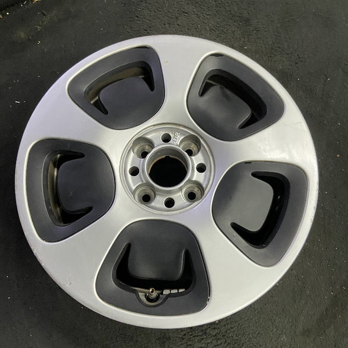 15" FIAT 500 13 2 Dr 15x6.5 silver Original OEM Wheel Rim - View 7