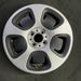 15" FIAT 500 13 2 Dr 15x5.5 silver Original OEM Wheel Rim - Front View