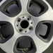 15" FIAT 500 13 2 Dr 15x5.5 silver Original OEM Wheel Rim - Angle View