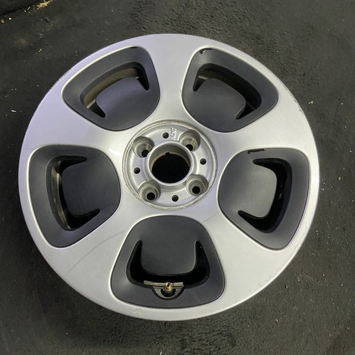 15" FIAT 500 13 2 Dr 15x5.5 silver Original OEM Wheel Rim - View 7