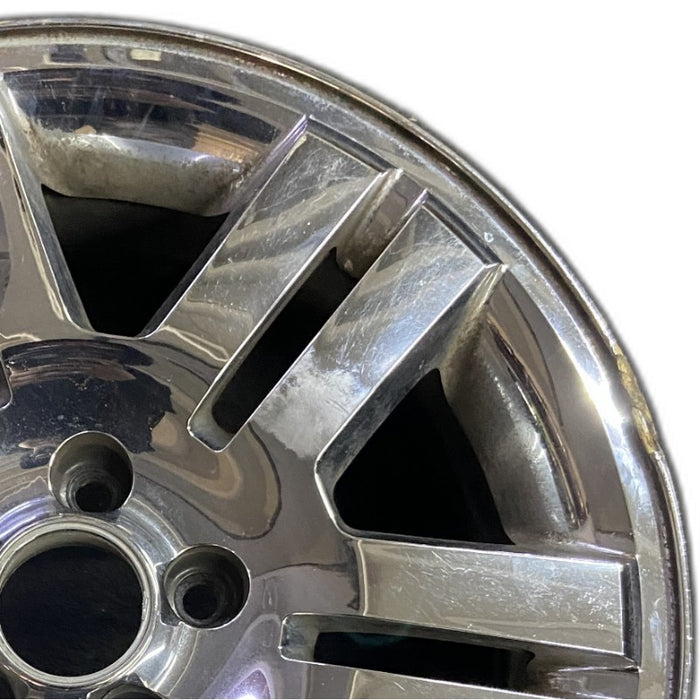 18" EDGE 07 18x7.5 aluminum TPMS 12 spoke 6 double spokes chrome clad Original OEM Wheel Rim