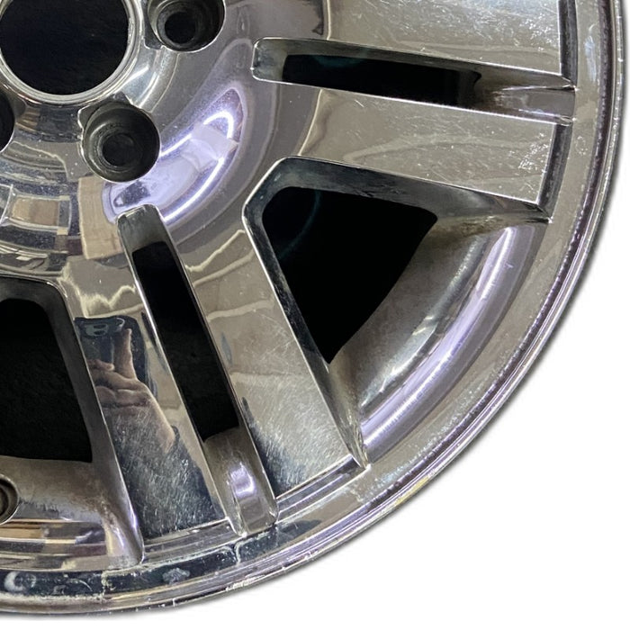 18" EDGE 07 18x7.5 aluminum TPMS 12 spoke 6 double spokes chrome clad Original OEM Wheel Rim