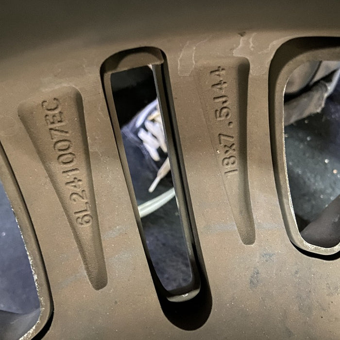 18" EDGE 07 18x7.5 aluminum TPMS 12 spoke 6 double spokes chrome clad Original OEM Wheel Rim