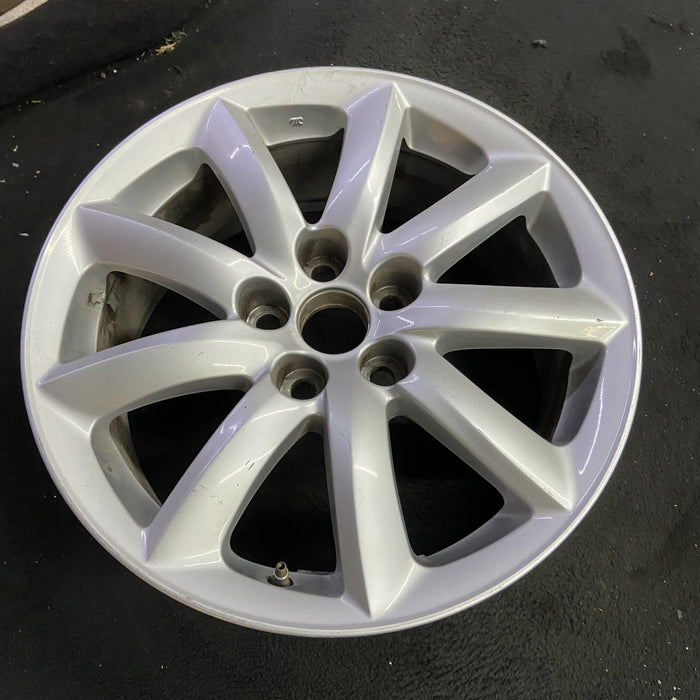 18" LEXUS LS460 07-12 , 18x7.5, 9 spoke Original OEM Wheel Rim - Side Profile