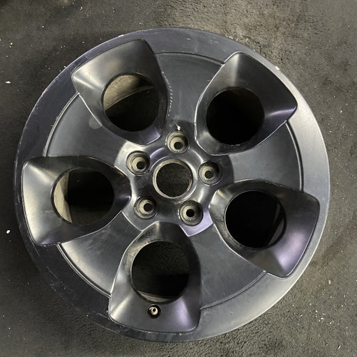 18" WRANGLER 15 18x7.5 5 hole black Original OEM Wheel Rim - Front View
