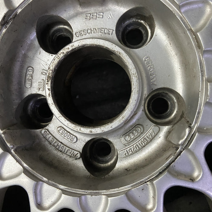 15" AUDI V8 93-94 15x7.5 , BBS Original OEM Wheel Rim - Back View