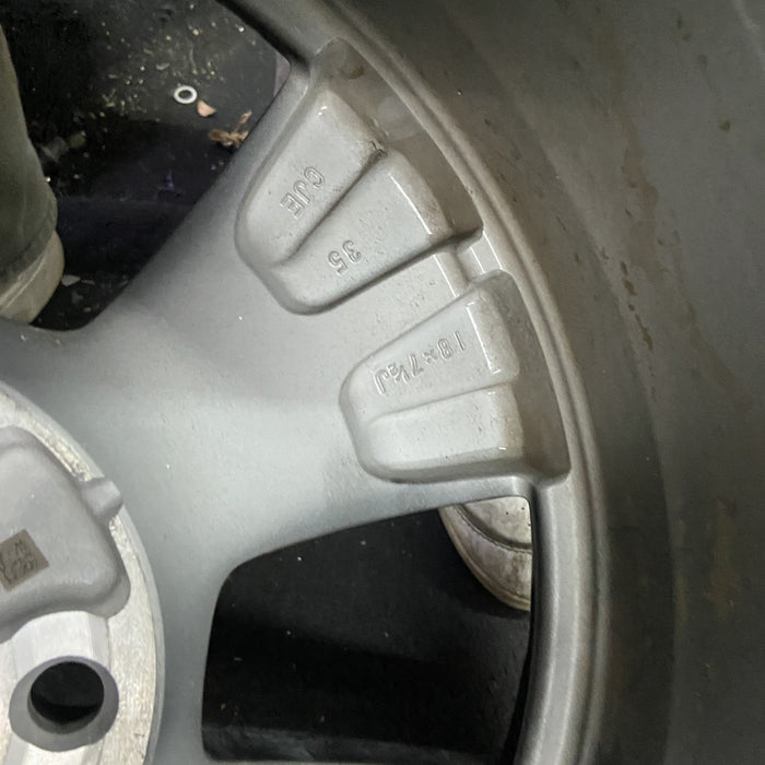 18" RZ300E 25 18x7.5 Original OEM Wheel Rim - Back View