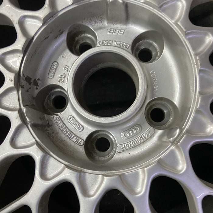 15" AUDI V8 93-94 15x7.5 , BBS Original OEM Wheel Rim - Back View