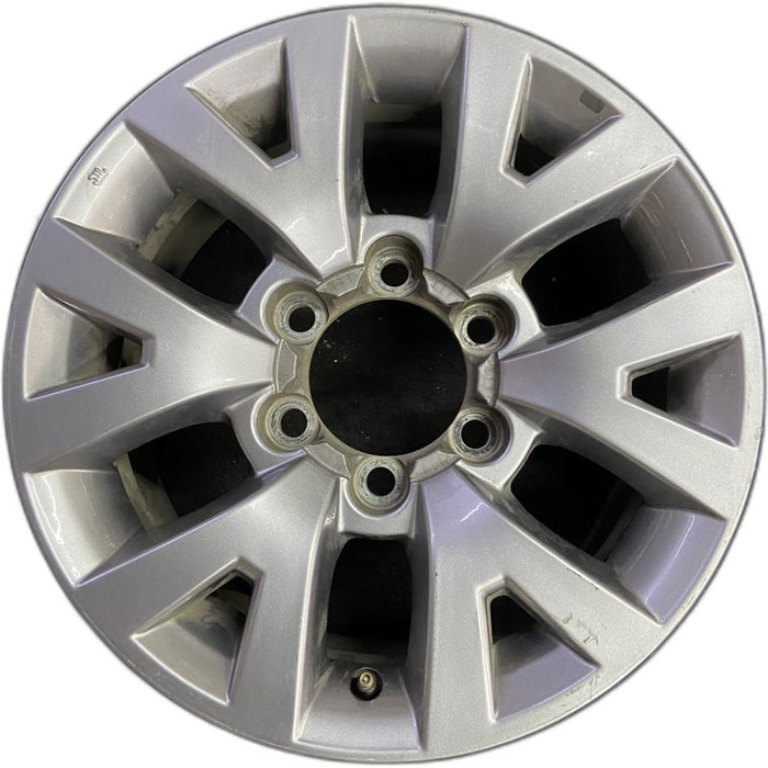 16" TACOMA 16 16x7 alloy 6 spoke V spoke silver Original OEM Wheel Rim - Front View