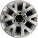 16" TACOMA 16 16x7 alloy 6 spoke V spoke silver Original OEM Wheel Rim - Front View
