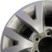 16" TACOMA 16 16x7 alloy 6 spoke V spoke silver Original OEM Wheel Rim - Angle View