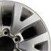 16" TACOMA 16 16x7 alloy 6 spoke V spoke silver Original OEM Wheel Rim - Side Profile
