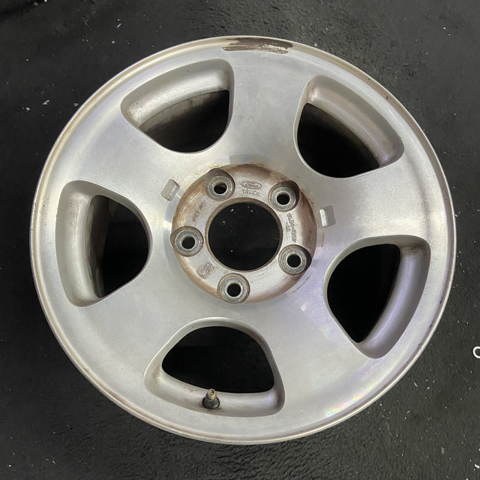 16" FORD F150 PICKUP 00 14mm lug , 16x7, aluminum, 5 straight spokes Original OEM Wheel Rim