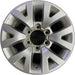 16" TACOMA 16 16x7 alloy 6 spoke V spoke silver Original OEM Wheel Rim - Front View
