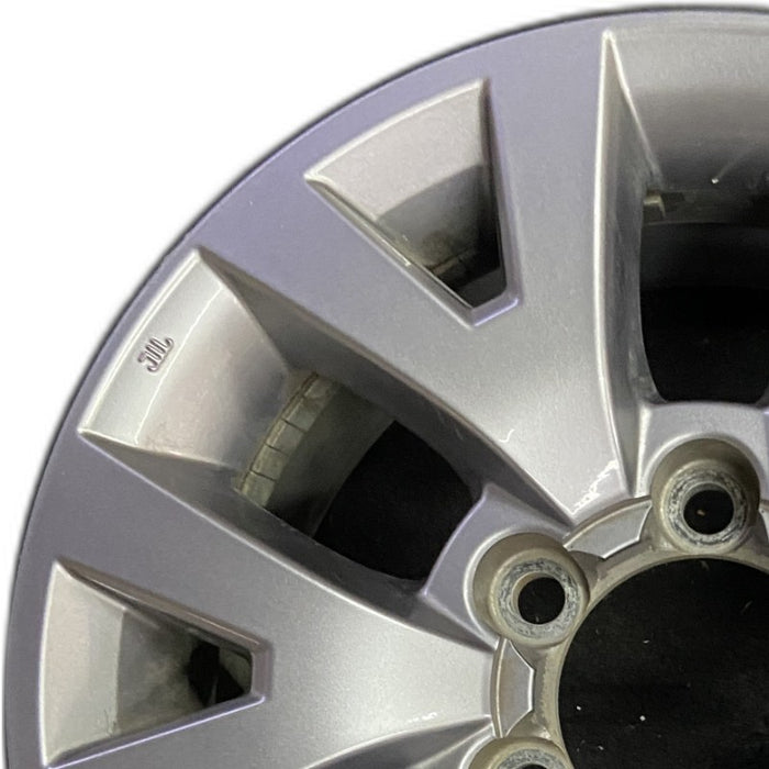 16" TACOMA 16 16x7 alloy 6 spoke V spoke silver Original OEM Wheel Rim - Angle View