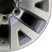 16" TACOMA 16 16x7 alloy 6 spoke V spoke silver Original OEM Wheel Rim - Close-Up Detail