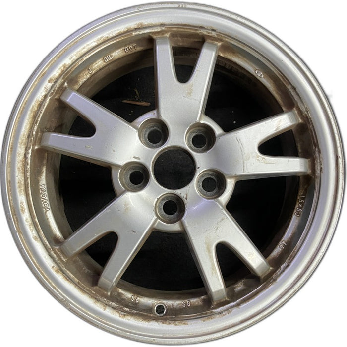 15" PRIUS 10-11 15x6 alloy 5 split spoke silver Original OEM Wheel Rim