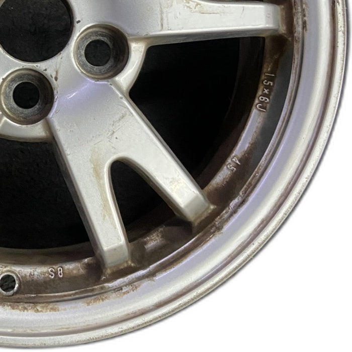 15" PRIUS 10-11 15x6 alloy 5 split spoke silver Original OEM Wheel Rim