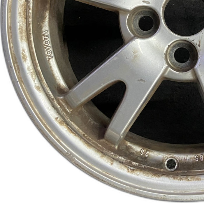 15" PRIUS 10-11 15x6 alloy 5 split spoke silver Original OEM Wheel Rim