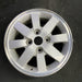 15" GALANT 97-98 15x6 , 8 spoke Original OEM Wheel Rim - Side Profile