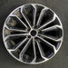 17" COROLLA 14-15 17x7 alloy 14 spoke Original OEM Wheel Rim - Front View