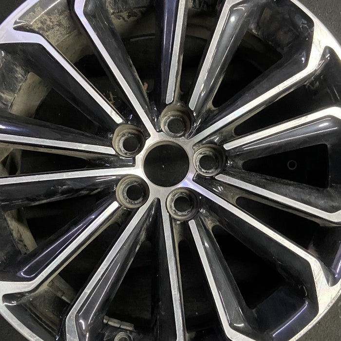 17" COROLLA 14-15 17x7 alloy 14 spoke Original OEM Wheel Rim - Angle View