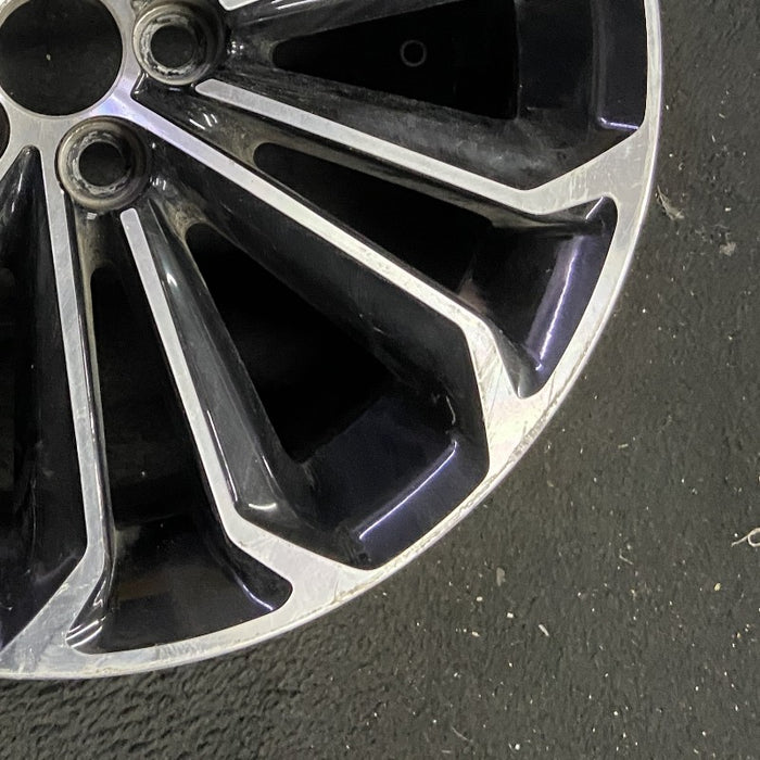 17" COROLLA 14-15 17x7 alloy 14 spoke Original OEM Wheel Rim - Back View