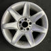 17" BMW 525i 01-03 17x8 , 7 spoke, exposed lugs Original OEM Wheel Rim - Angle View