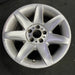 17" BMW 525i 01-03 17x8 , 7 spoke, exposed lugs Original OEM Wheel Rim - Side Profile