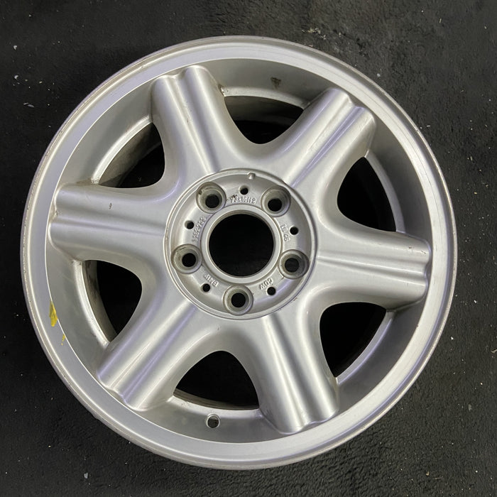 16" BMW 525i 01-03 16x7 , 6 spoke Original OEM Wheel Rim - Angle View