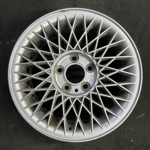 15" VOLVO 90 SERIES 97-98 15x6.5 , diamond spoke Original OEM Wheel Rim - Angle View