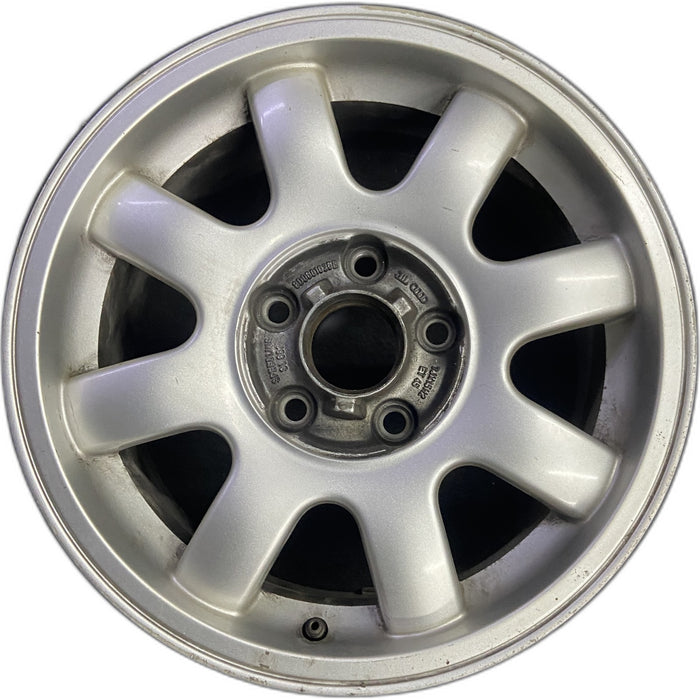 15" AUDI A6 95-97 15x7, 8 spoke Original OEM Wheel Rim - Front View
