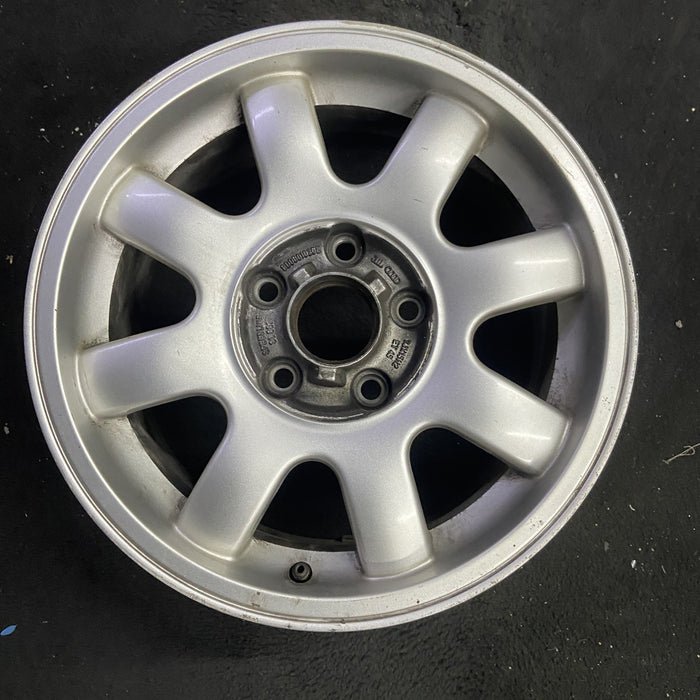 15" AUDI A6 95-97 15x7, 8 spoke Original OEM Wheel Rim - Angle View