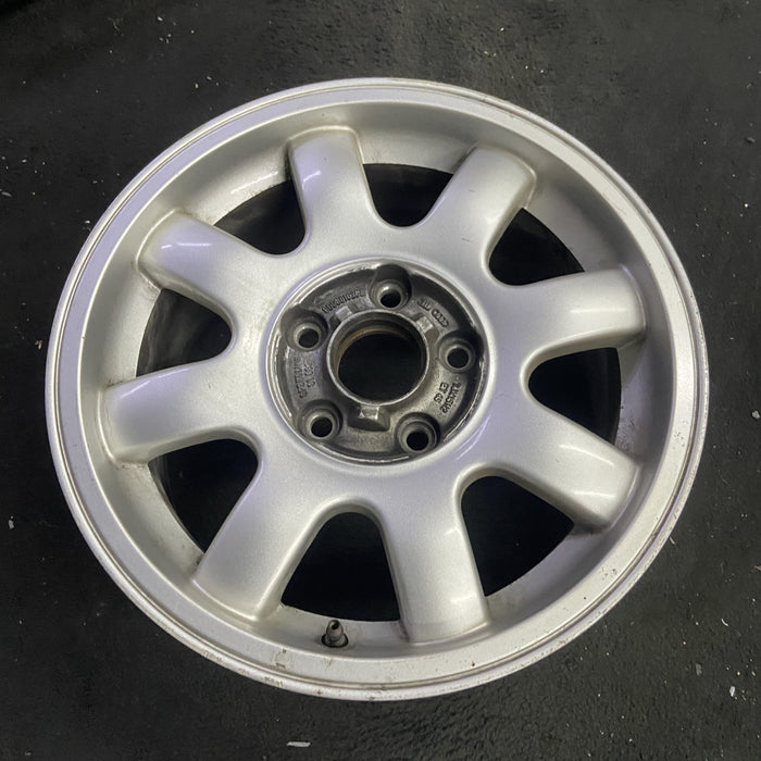 15" AUDI A6 95-97 15x7, 8 spoke Original OEM Wheel Rim - Side Profile