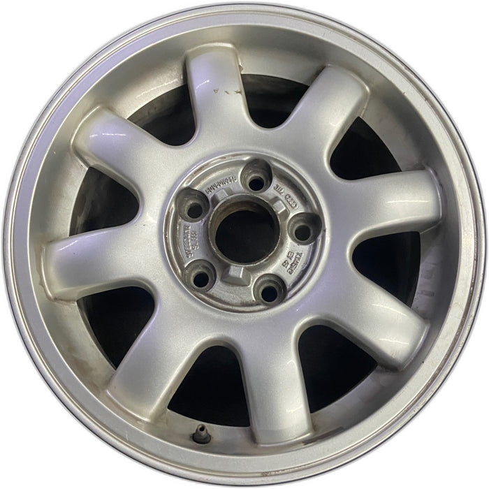 15" AUDI A6 95-97 15x7, 8 spoke Original OEM Wheel Rim - Front View