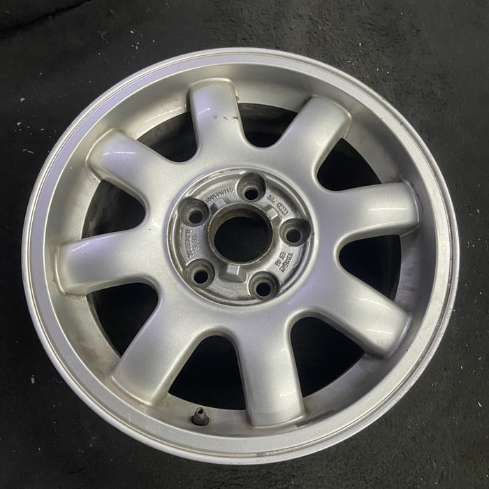 15" AUDI A6 95-97 15x7, 8 spoke Original OEM Wheel Rim - Side Profile