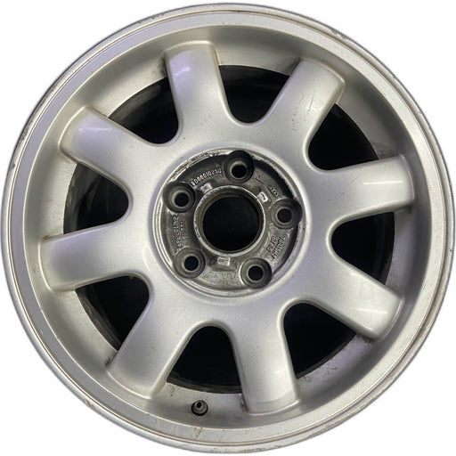 15" AUDI A6 95-97 15x7, 8 spoke Original OEM Wheel Rim - Front View
