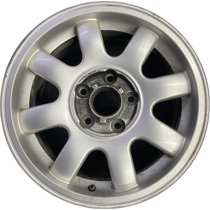 15" AUDI A6 95-97 15x7, 8 spoke Original OEM Wheel Rim - Front View