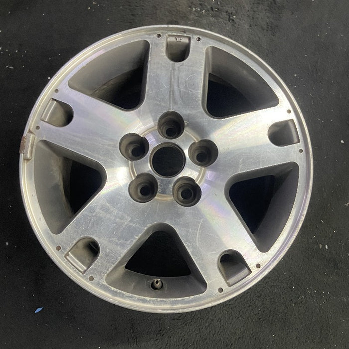 16" ESCAPE 01 16x7 5 spoke aluminum w/exposed lugs bright machined Original OEM - Additional View