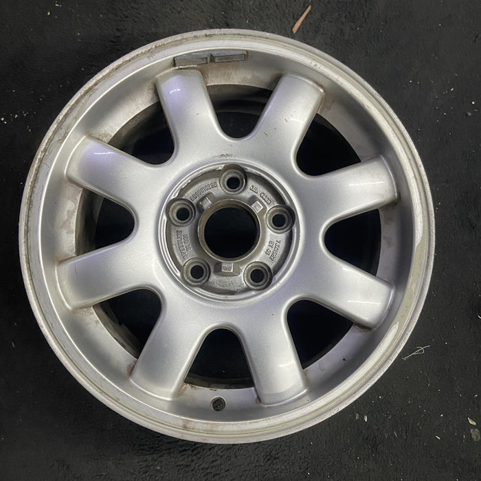 15" AUDI A6 95-97 15x7, 8 spoke Original OEM Wheel Rim - Angle View