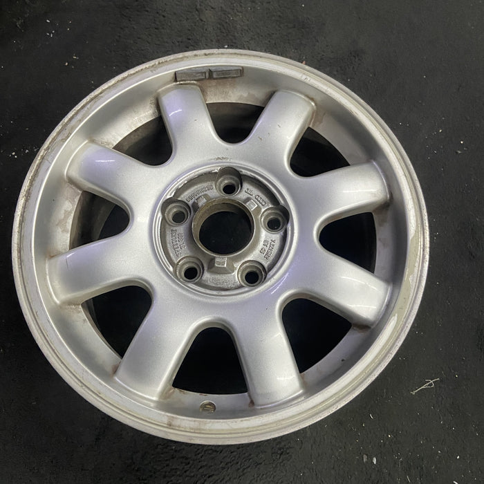 15" AUDI A6 95-97 15x7, 8 spoke Original OEM Wheel Rim - Side Profile