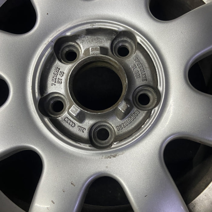 15" AUDI A6 95-97 15x7, 8 spoke Original OEM Wheel Rim - Back View