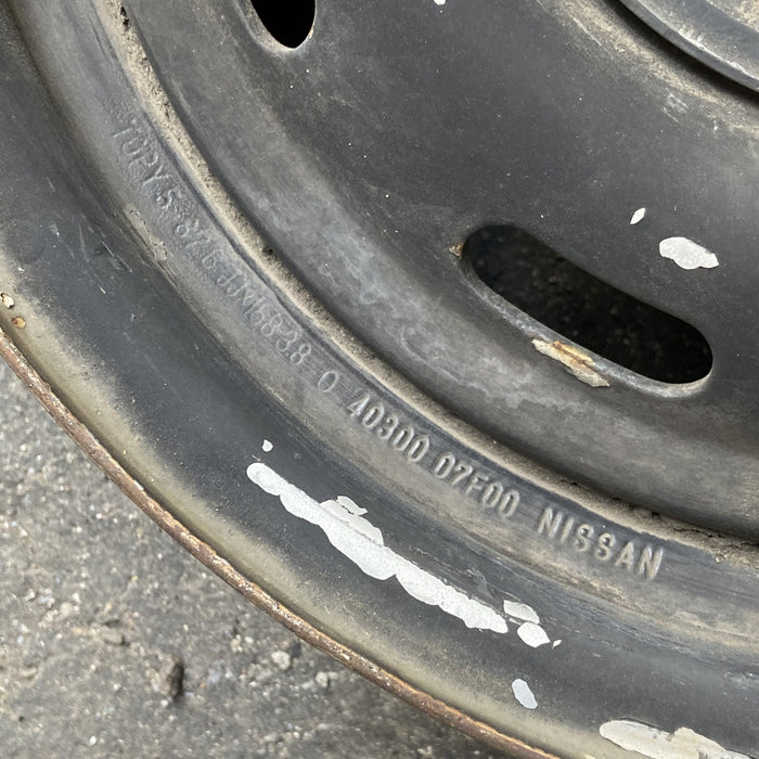 15" 200SX 85-87 15x6, steel Original OEM Wheel Rim