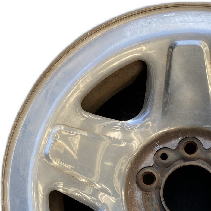 15" EXPLORER 96-97 15x7 steel chrome ned Original OEM Wheel Rim - Angle View