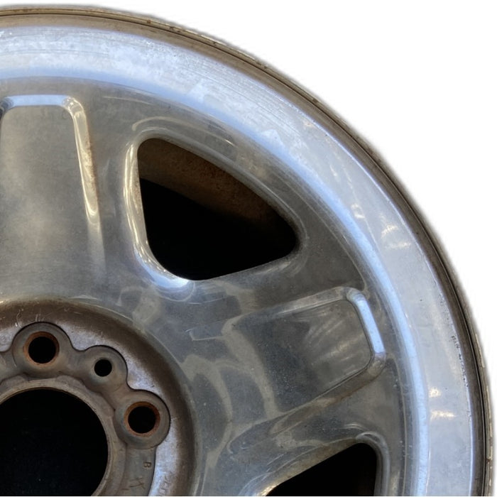 15" EXPLORER 96-97 15x7 steel chrome ned Original OEM Wheel Rim - Side Profile